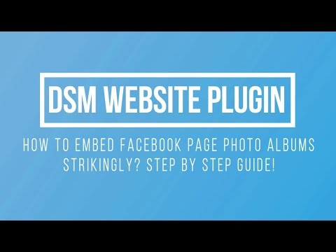 How To Embed Facebook Page Photo Albums on Strikingly Website?
