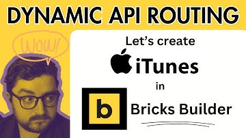 Bricks Builder: Build real-time iTunes API Data with Dynamic URL Routing in Bricksforge