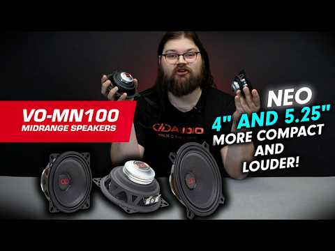 VO-MN100 4 and 5.25 inch Neo Midrange Speakers