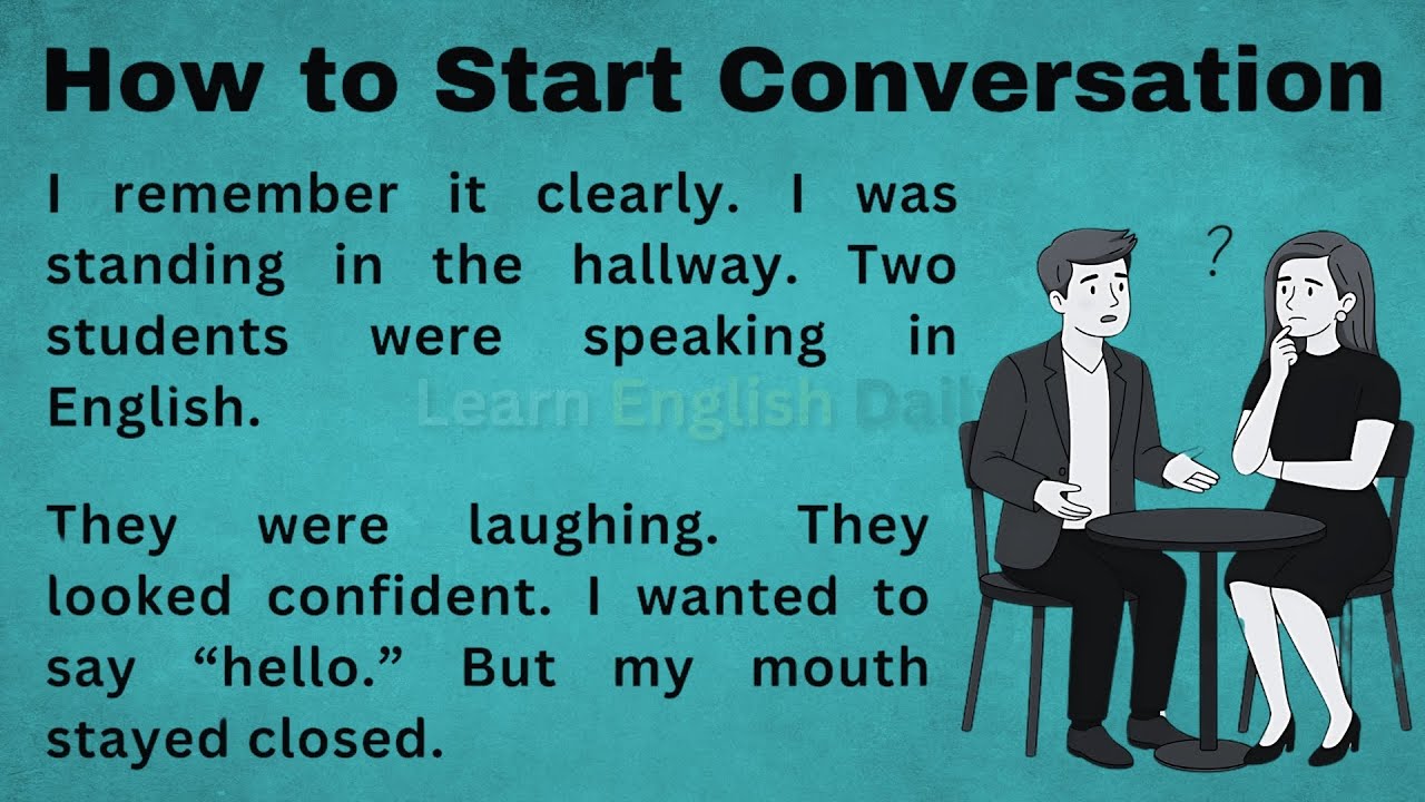How to Start a Conversation in English How to Talk to People Graded ...