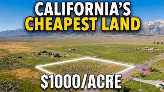 12 Cheapest Counties to Buy Farmland in California in 2026 - $1000/ Acre