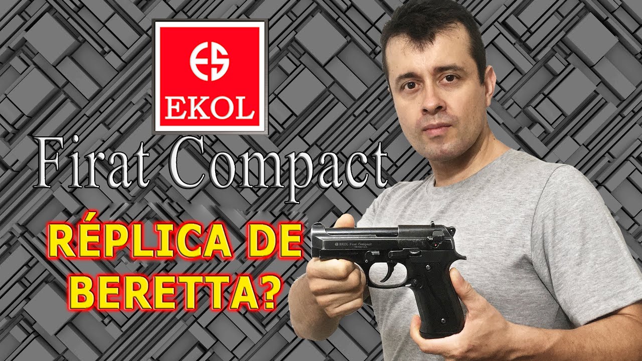 Pistola Traumática Ekol Firat Compact 9 mm P.A.