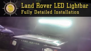 52 in LED Light Bar Installation on 1999 Land Rover Discovery 2