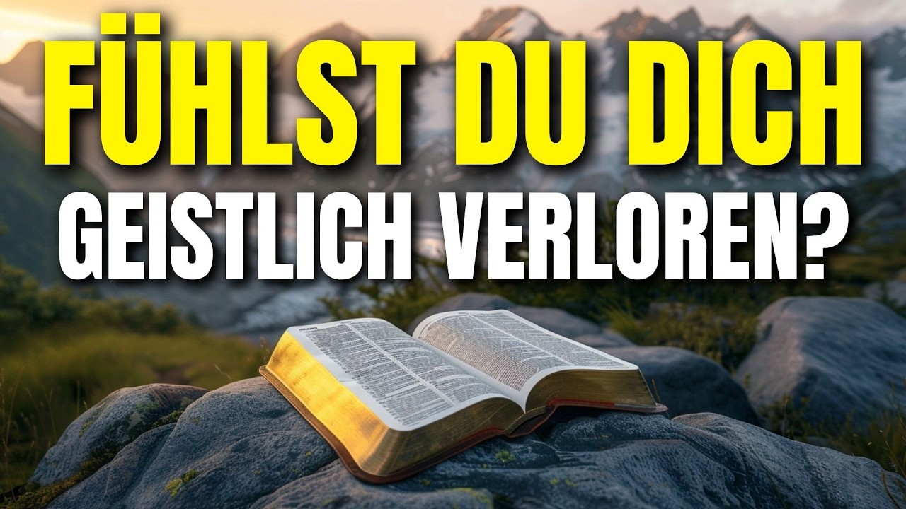 Fühlst du dich geistlich verloren? | Morgengebet, um mit den Augen des Glaubens zu sehen