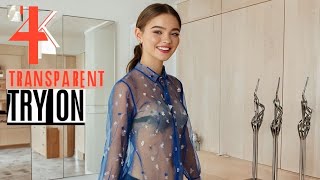 4K Transparent Try-On Haul Sheer Lingerie, Mesh & Mini Dresses Outfits 004