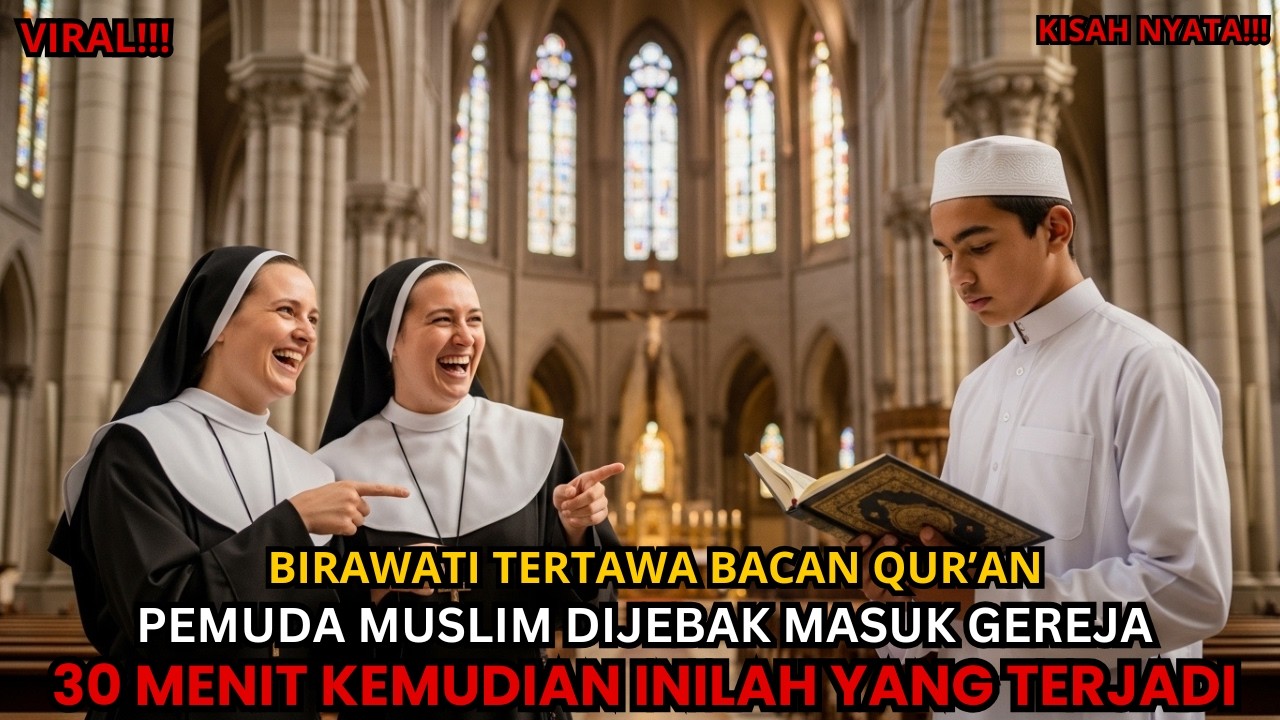VIRAL!! NIAT JEBAK HAFIDZ QUR'AN DITERTAWAKAN SEISI GEREJA TAPI INILAH YANG TERJADI SEMUA MENANGIS