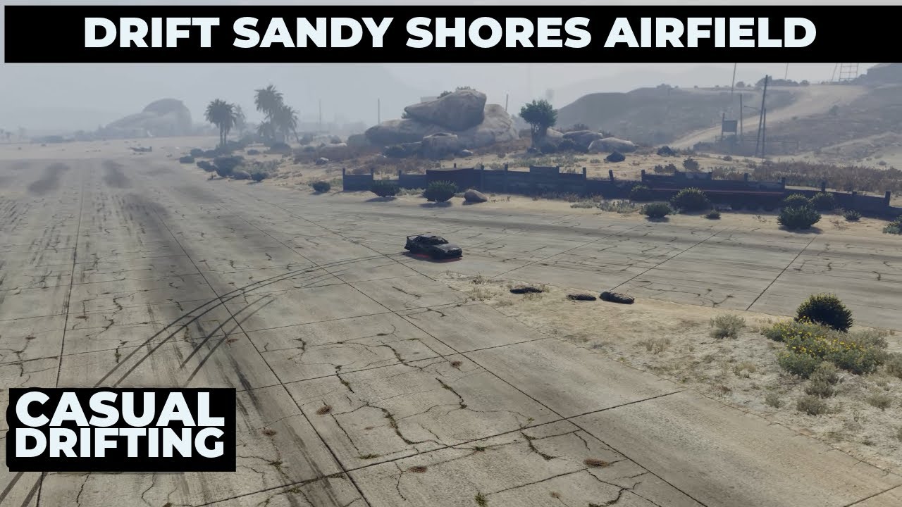Cinematic Drifting at Sandy Shores Airfield | Annis Remus GTA Online