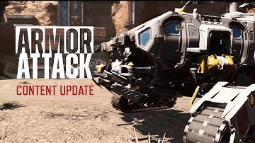 Armor Attack: Canyon map and Salvion trailer