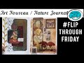 #FlipThroughFriday: Art Nouveau/Nature journal