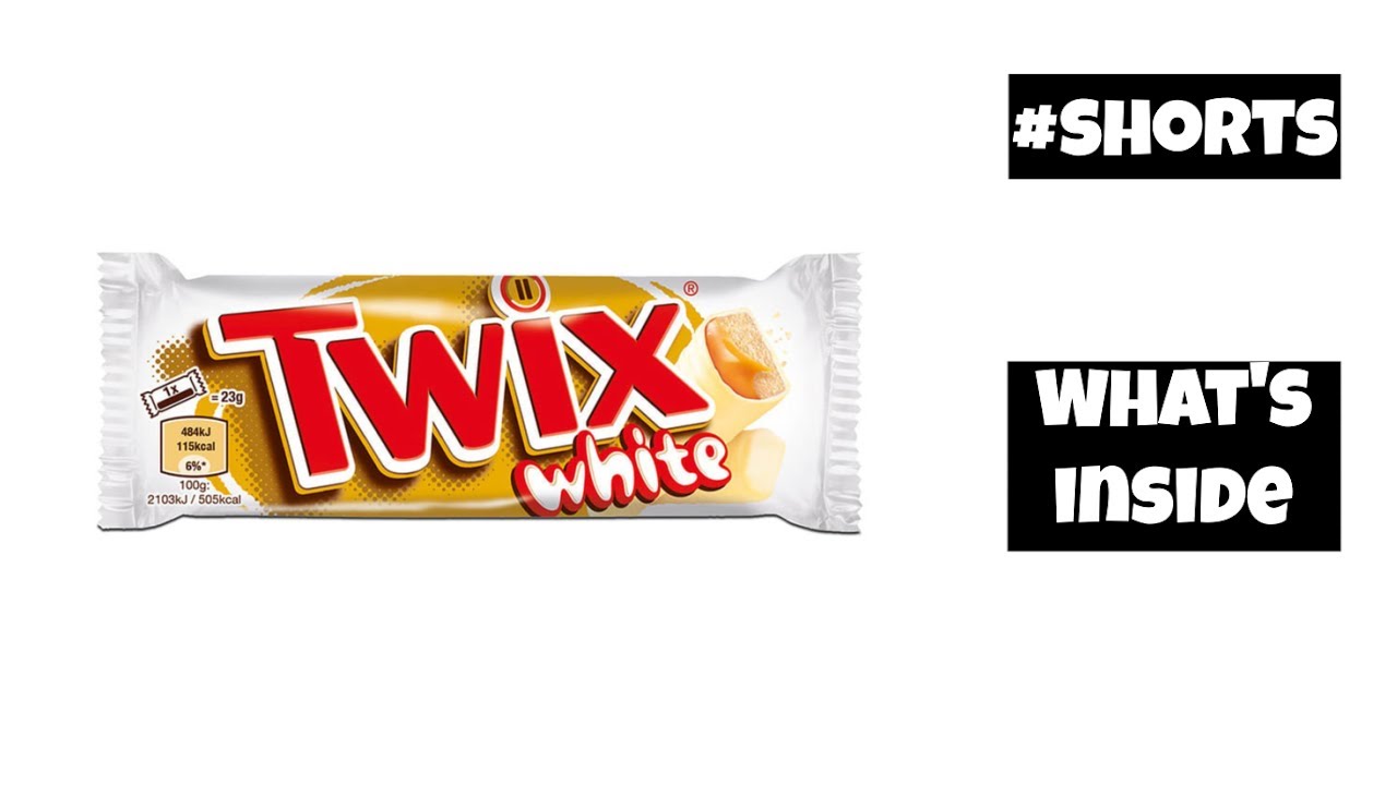 Twix White Chocolate Bar What's Inside ASMR 