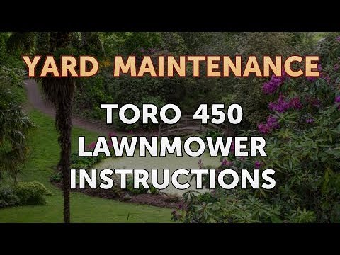 Toro 450 Lawnmower Instructions