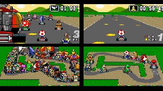 Mario Kart with 101 players... before the players were added!