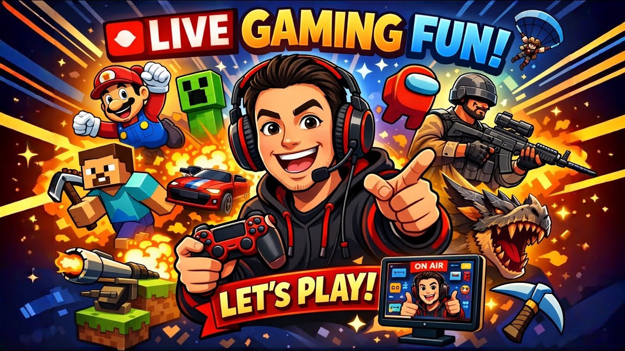 DAY 9 OF LIVE IN WHICH PLAYING MULTIPLES GAMES ON VIEWERS DEMAND 😁