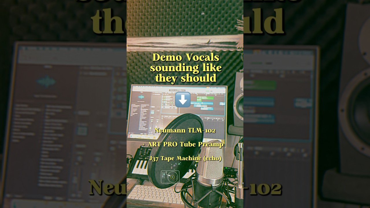 Currently loving the combination of my ART tube Preamp and the Neumann TLM-102.