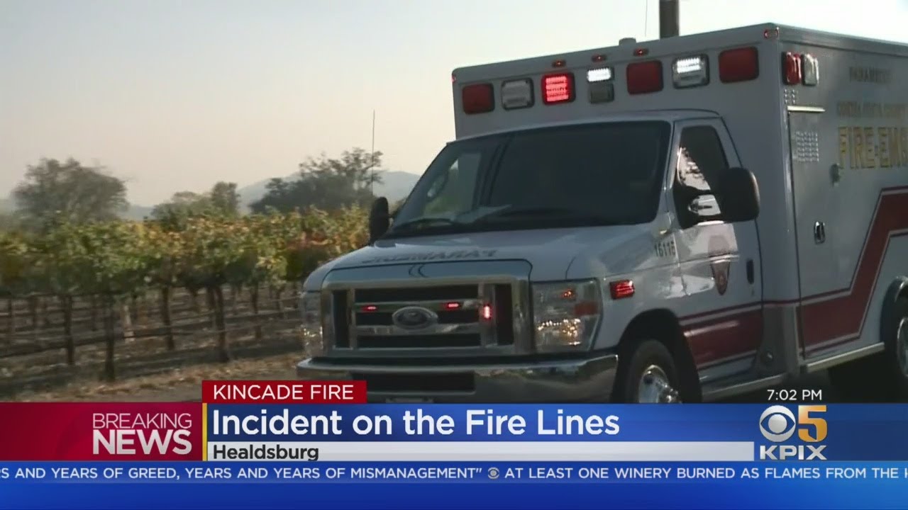 Cal Fire Investigating Incident On Kincade Fire Lines YouTube