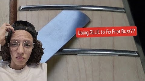 Using SUPER GLUE to Fix Fret Buzz?? | Steps to Take Before a Level and Crown