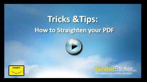 How to Straighten a PDF Document (Hidden Trick)