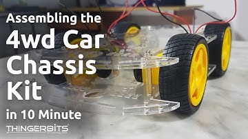 Assemble a 4WD Robot Smart Car Chassis Kit