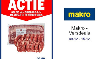 Makro - Versdeals 09-12 - 15-12