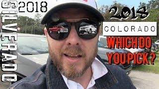 WHICH DO YOU PICK? 2018 Chevy Silverado OR 2018 Chevy Colorado | Price really Worth it? Review