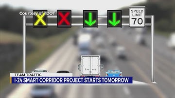 I-24 Smart Corridor project starts Tuesday, June 20