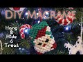 DIY Macrame Christmas Pocket Ornament - Hang & Hide a Treat🎄#diychristmasdecoration