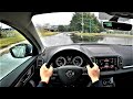 Skoda Karoq Style 150HP - POV Test Drive. GoPRO driving. Skoda Karoq driving in rainy day.