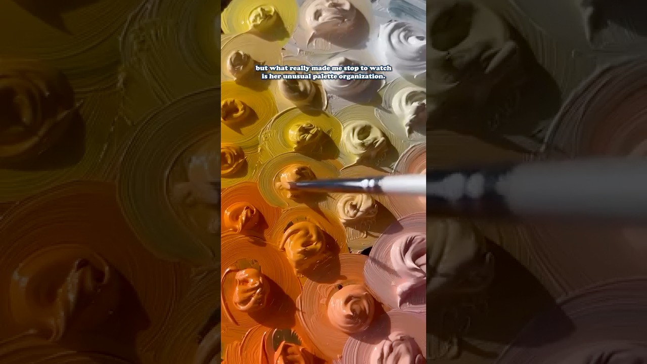 The coolest painter's palette I've ever seen.  Artist: Silver Frances.  #arthistory #art