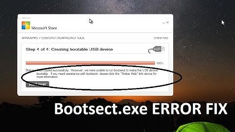 (Bootsect.exe )  ERROR FIX  I WINDOWS USB DVD BOOTABLE  TOOL