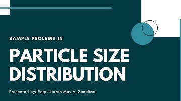 How to solve and plot the particle size distribution (Sieve Analysis) | Karri