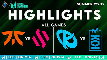 LEC Highlights ALL GAMES W2D2 — LEC Summer 2025 by Onivia