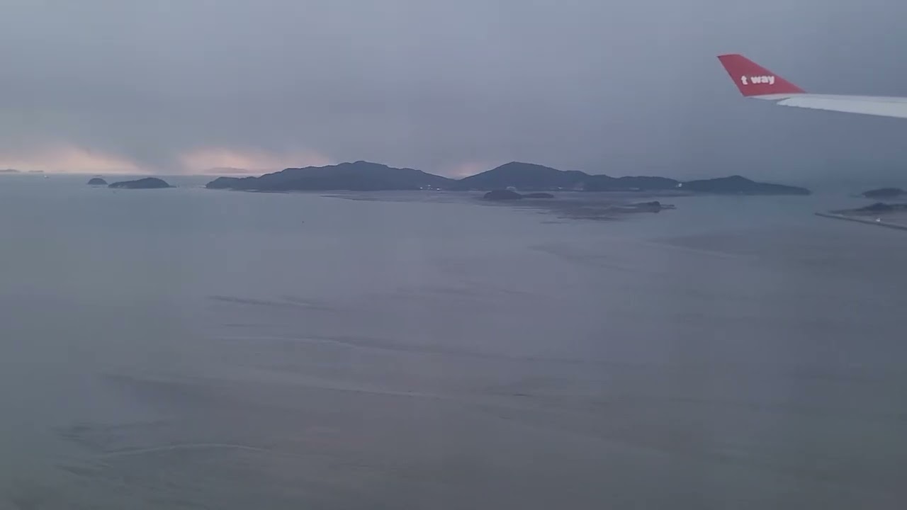 TW252 (CTS-ICN) 인천국제공항 착륙