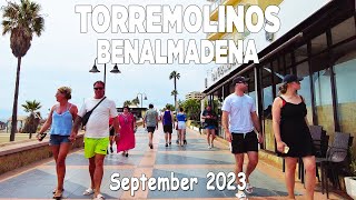 Torremolinos To Benalmadena Walking Tour Malaga Spain September 2023 [4K]