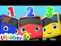 10 Little Buses NEW! | Nursery Rhymes & Kids Songs ♫ | Little Baby Bum: Story Time! ABCs and 123s