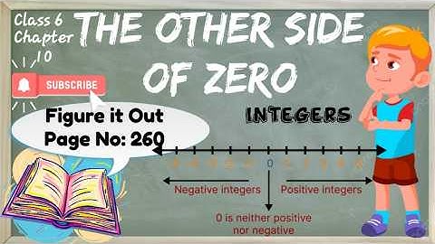 Integers (Chapter 10) : Figure it out Page No 260 (Maths | Ganita Prakash) | Class  6 | NCERT CBSE