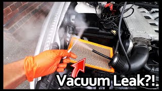 HOW TO CHECK FOR VACUUM LEAKS USING A SMOKE TESTER