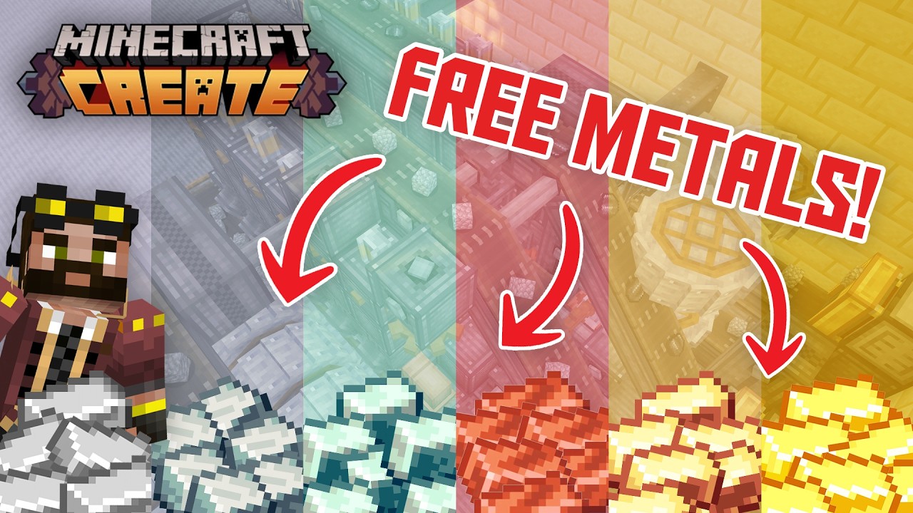 Automating ALL THE METALS in Minecraft Create Mod [#27]