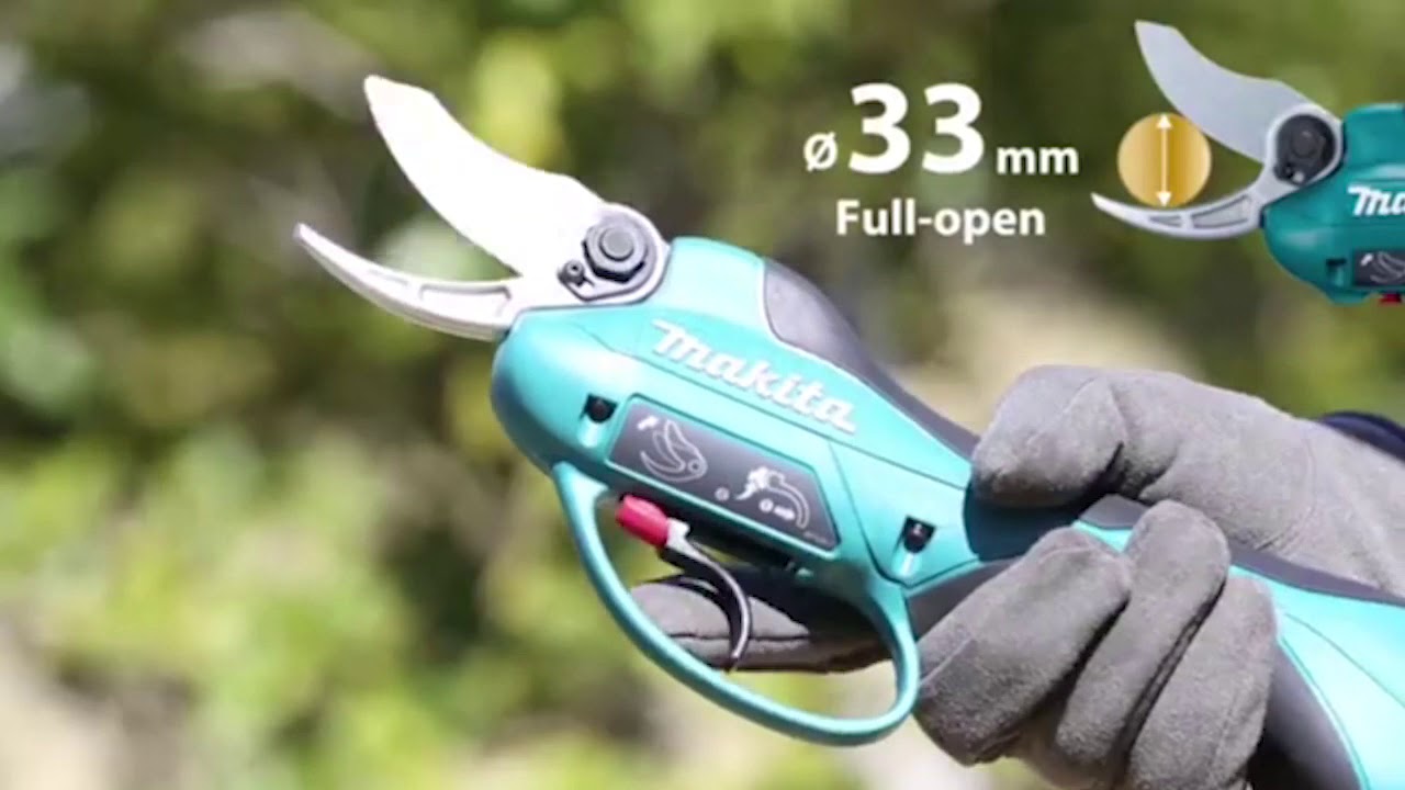 Makita DUP362 Battery Powered Pruning Shears YouTube