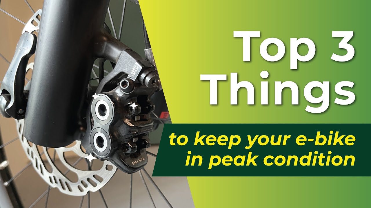 EBike Maintenance Tips Top 3 Things YouTube