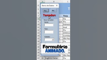 Excel VBA, venha estudar conosco.