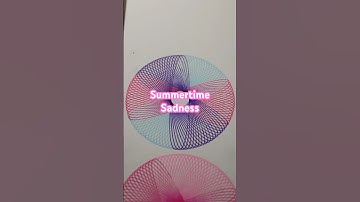 One Minute of Spirograph Art to Lana Del Rey