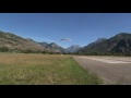 Formation au treuil parapente sur l&#39;aérodrome de St Crépin dans les Alpes du Sud (05 Hautes-Alpes)