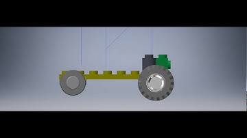 Inventor animation of LEGO Car