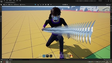 Long chain whip can transform into #sword - Creatures and Magic - #UE5 #ALS #Nanite #MetaHuman