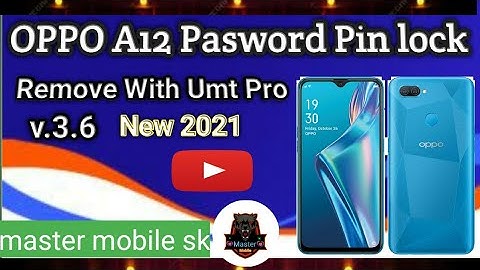 How to Unlock Oppo A12 (cph2083) Pasword/ Pattern/ Pin unlock remove with Umt Pro Mtk 1000%Work 2021