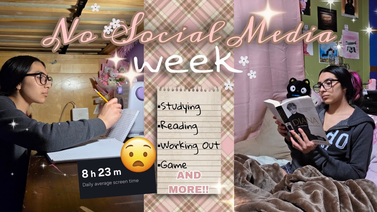 I stopped doomscrolling here's the results✨️ No Social Media for a Week!!!🤓