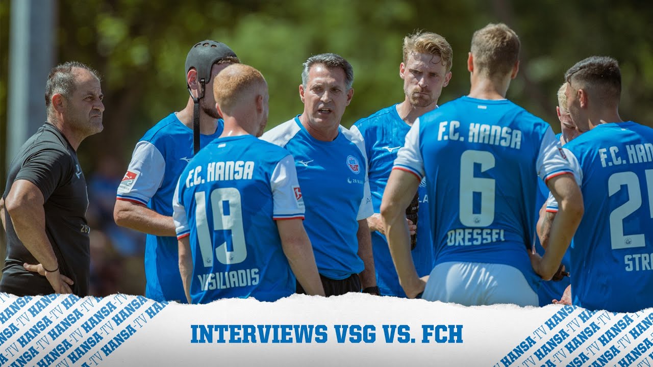 Interviews nach dem Spiel gegen VSG Altglienicke | Testspiel im Trainingslager Neuruppin