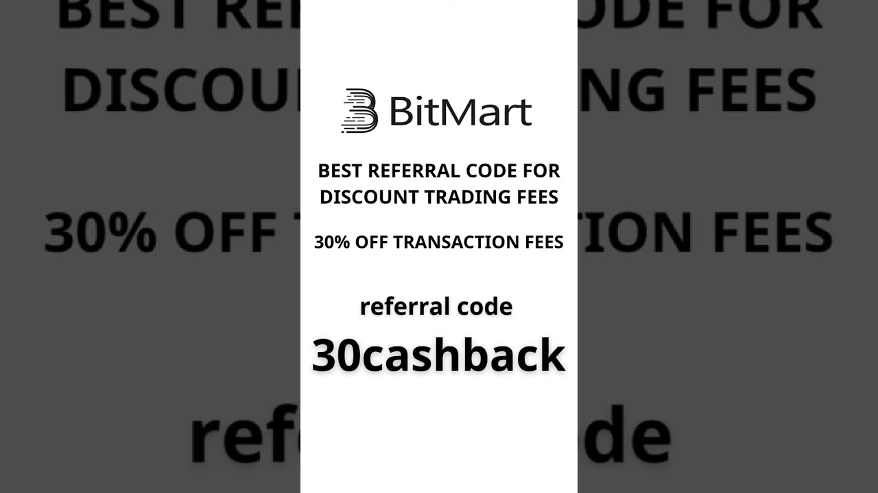 Сэкономьте 30% на комиссиях BitMart на ВСЮ ЖИЗНЬ! | Реферальный код BitMart - 30cashback
