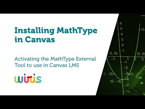Installing MathType in Canvas