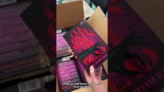 Unboxing my new published novel for the FIRST TIME!